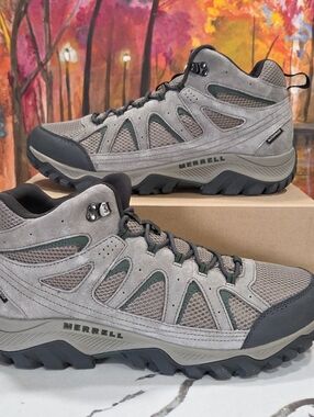 Merrell Oak Creek Mid Waterproof Hiking Boot Size 15 Men's